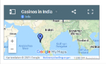 casinos in India map